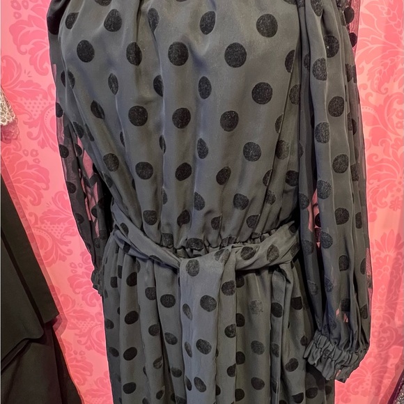 Anouki - Polka Dot Print Midi Length - Dress - Picture 9 of 11